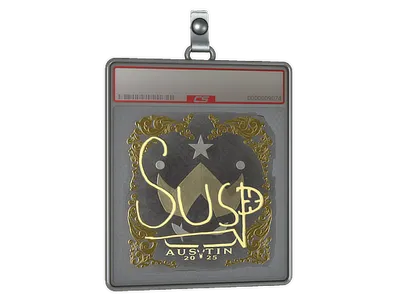 Sticker Slab | susp (Gold) | Austin 2025