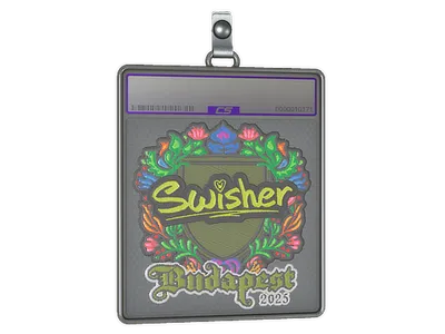 Sticker Slab | Swisher (Embroidered) | Budapest 2025