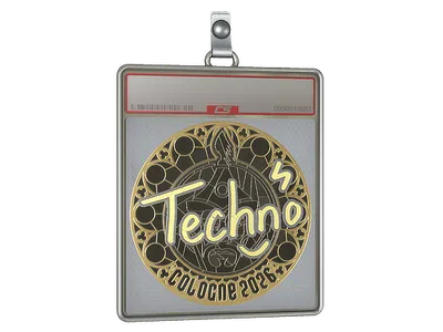 Sticker Slab | Techno4K (Gold) | Cologne 2026