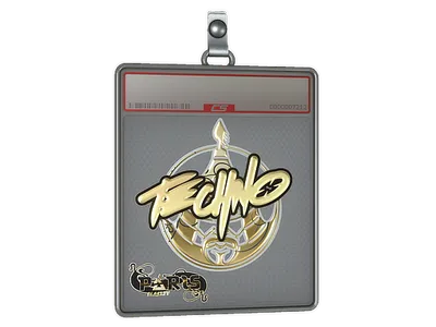 Sticker Slab | Techno4K (Gold) | Paris 2023