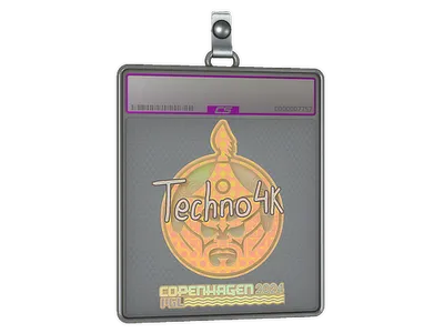 Sticker Slab | Techno4K (Holo) | Copenhagen 2024