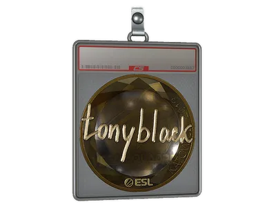 Sticker Slab | tonyblack (Gold) | Katowice 2019