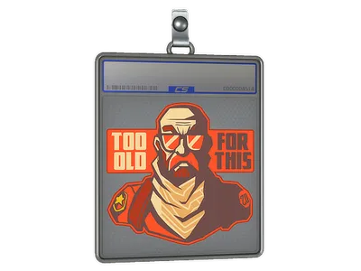 Sticker Slab | Too Old for This