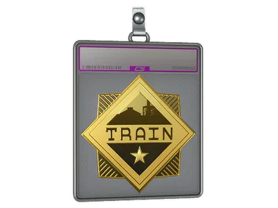 Sticker Slab | Train (Gold)
