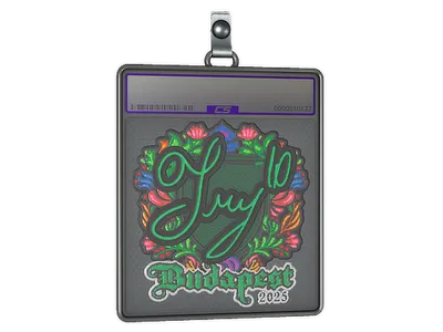 Sticker Slab | TRY (Embroidered) | Budapest 2025