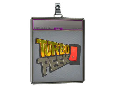 Sticker Slab | Turbo Peek (Foil)
