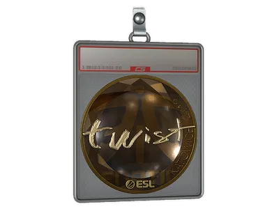 Sticker Slab | twist (Gold) | Katowice 2019