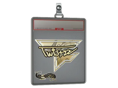 Sticker Slab | Twistzz (Gold) | Paris 2023