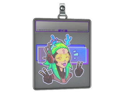 Sticker Slab | V For Victory (Holo)