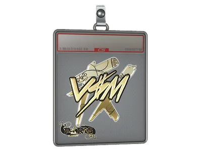 Sticker Slab | v$m (Gold) | Paris 2023