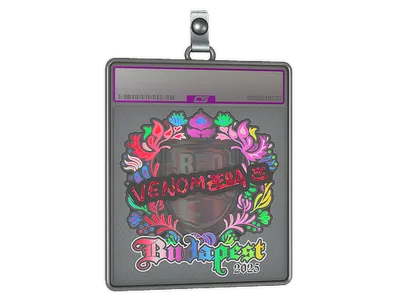 Sticker Slab | venomzera (Holo) | Budapest 2025