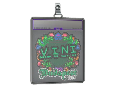 Sticker Slab | VINI (Embroidered) | Budapest 2025