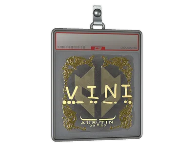 Sticker Slab | VINI (Gold) | Austin 2025