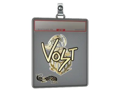 Sticker Slab | volt (Gold) | Paris 2023