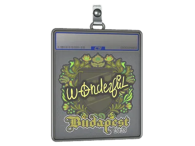 Sticker Slab | w0nderful | Budapest 2025