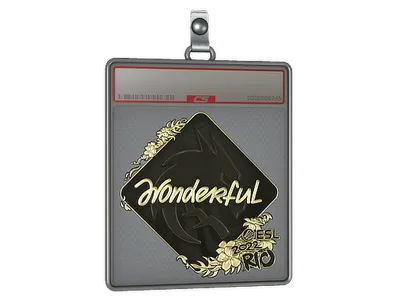 Sticker Slab | w0nderful (Gold) | Rio 2022