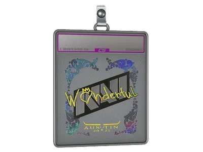 Sticker Slab | w0nderful (Holo) | Austin 2025