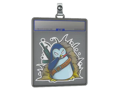 Sticker Slab | War Penguin