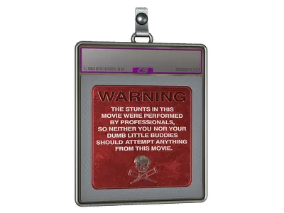 Sticker Slab | WARNING (Foil)