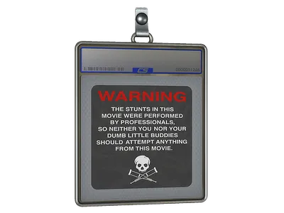 Sticker Slab | WARNING