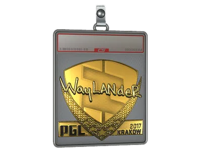 Sticker Slab | wayLander (Gold) | Krakow 2017