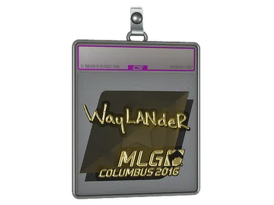Sticker Slab | wayLander (Gold) | MLG Columbus 2016