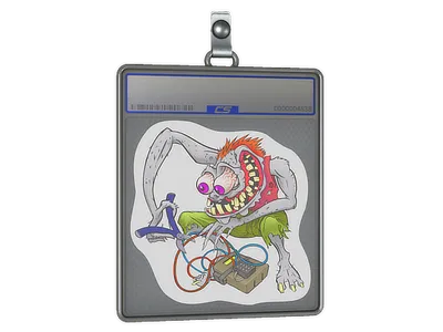 Sticker Slab | White Bombster