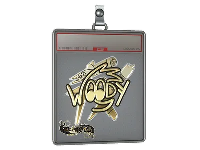 Sticker Slab | WOOD7 (Gold) | Paris 2023