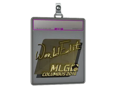 Sticker Slab | WorldEdit (Gold) | MLG Columbus 2016