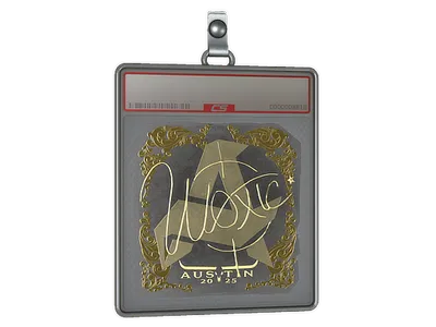 Sticker Slab | woxic (Gold) | Austin 2025