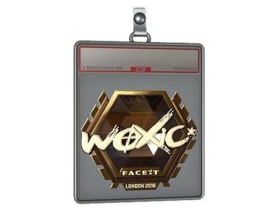 Sticker Slab | woxic (Gold) | London 2018