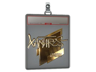 Sticker Slab | XANTARES (Gold) | Boston 2018