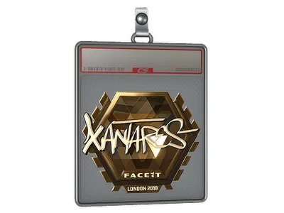 Sticker Slab | XANTARES (Gold) | London 2018