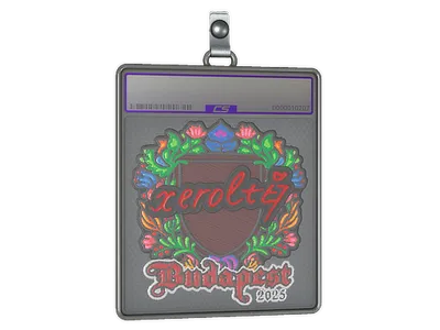 Sticker Slab | xerolte (Embroidered) | Budapest 2025