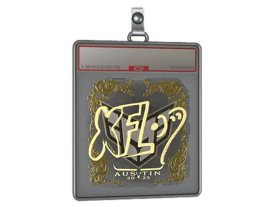 Sticker Slab | xfl0ud (Gold) | Austin 2025