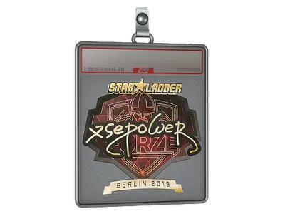 Sticker Slab | xsepower (Gold) | Berlin 2019