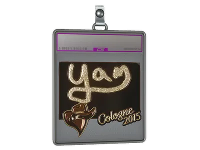 Sticker Slab | yam (Gold) | Cologne 2015