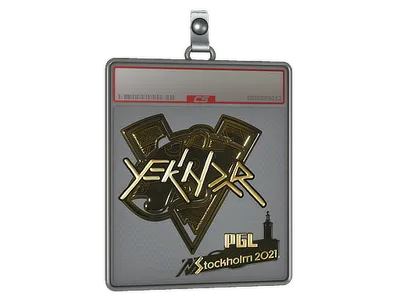 Sticker Slab | YEKINDAR (Gold) | Stockholm 2021