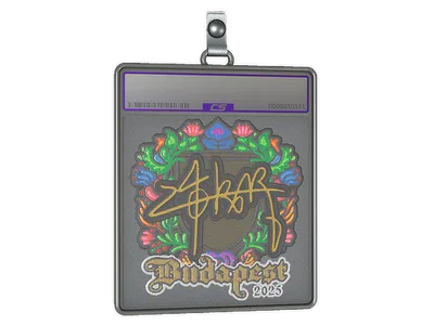 Sticker Slab | z4KR (Embroidered) | Budapest 2025