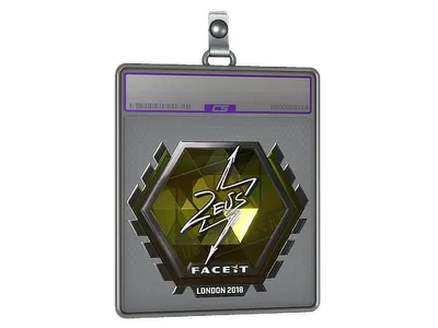 Sticker Slab | Zeus (Foil) | London 2018