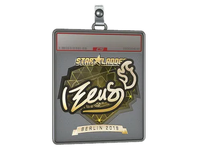 Sticker Slab | Zeus (Gold) | Berlin 2019