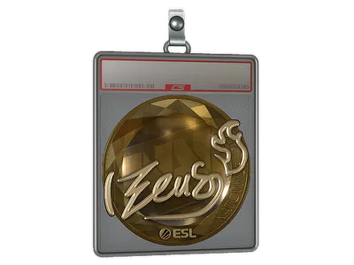 Sticker Slab | Zeus (Gold) | Katowice 2019