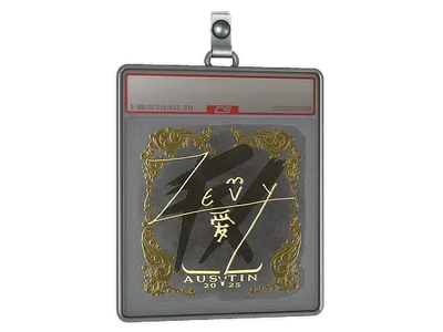 Sticker Slab | zevy (Gold) | Austin 2025