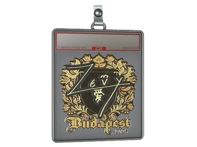 Sticker Slab | zevy (Gold) | Budapest 2025