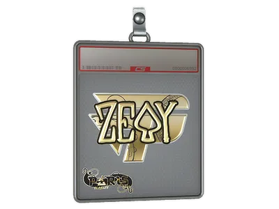 Sticker Slab | zevy (Gold) | Paris 2023