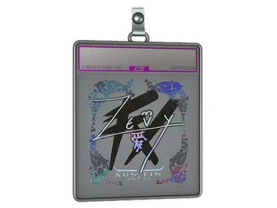 Sticker Slab | zevy (Holo) | Austin 2025