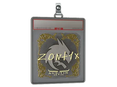 Sticker Slab | zont1x (Gold) | Austin 2025