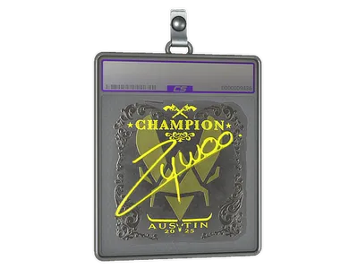 Sticker Slab | ZywOo (Foil, Champion) | Austin 2025