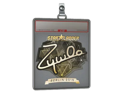 Sticker Slab | ZywOo (Gold) | Berlin 2019