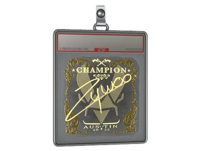 Sticker Slab | ZywOo (Gold, Champion) | Austin 2025